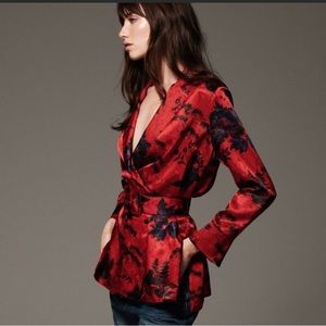 Zara Asia motif blouse